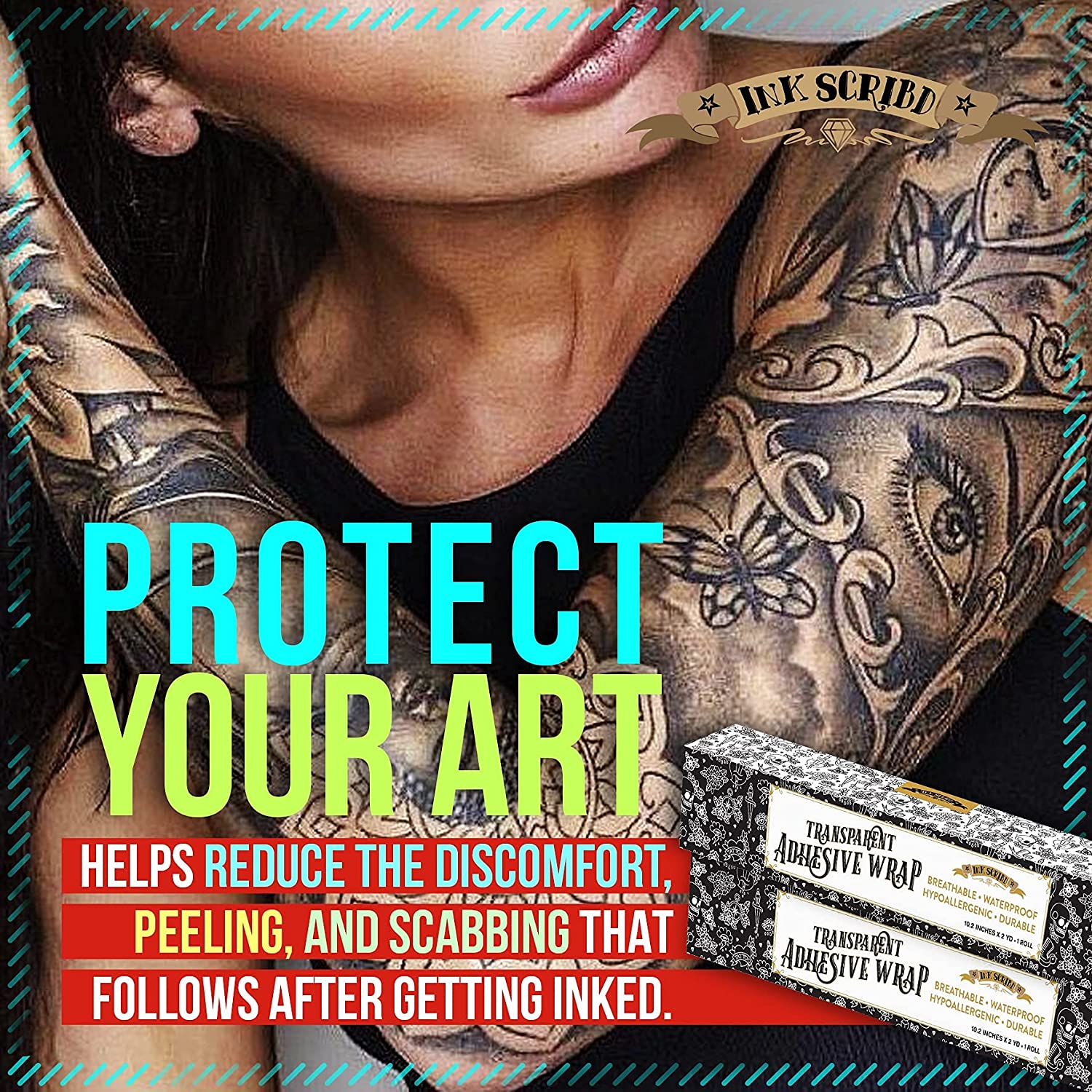 TattooMed® Tattoo Protection Film 2.0 - 15 cm x 5 m